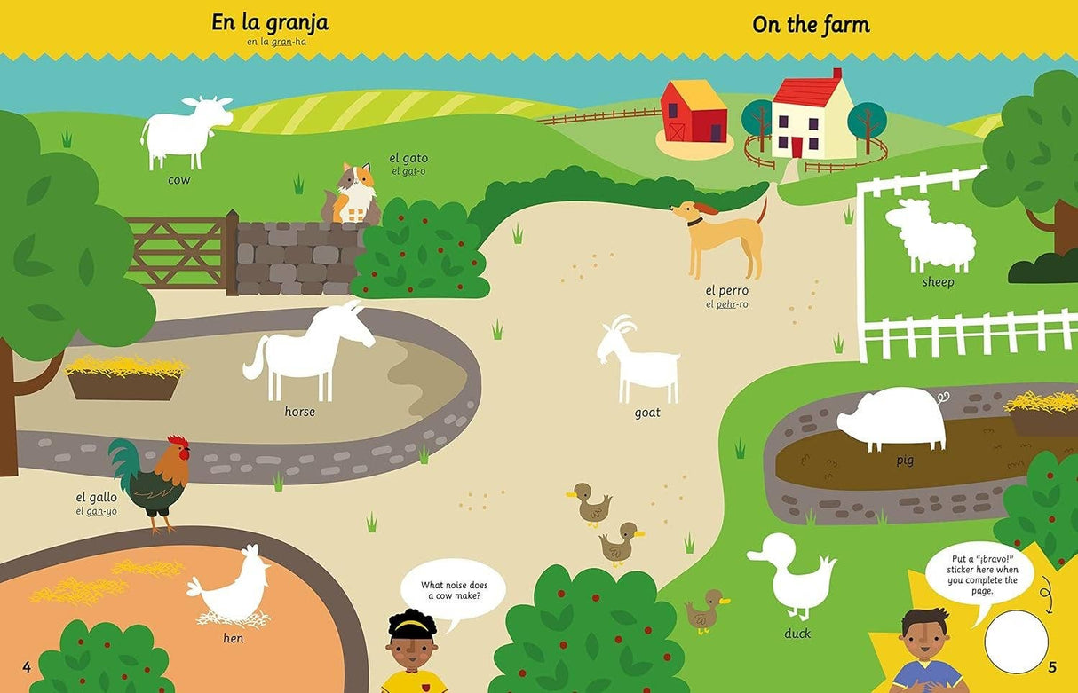 My Spanish Sticker Dictionary - Bilingual