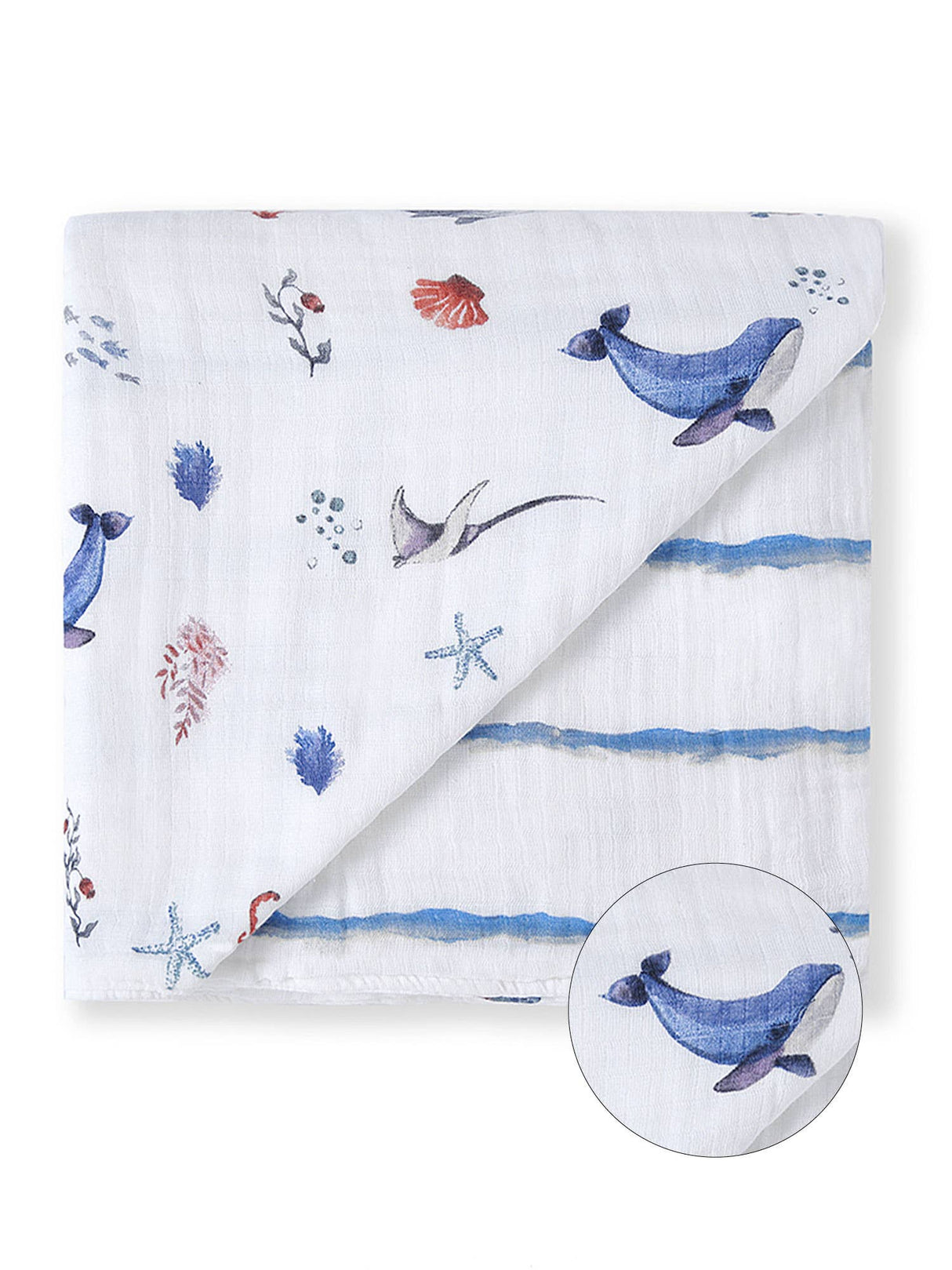4-Layer All Season Reversible Blanket: Organic Cotton