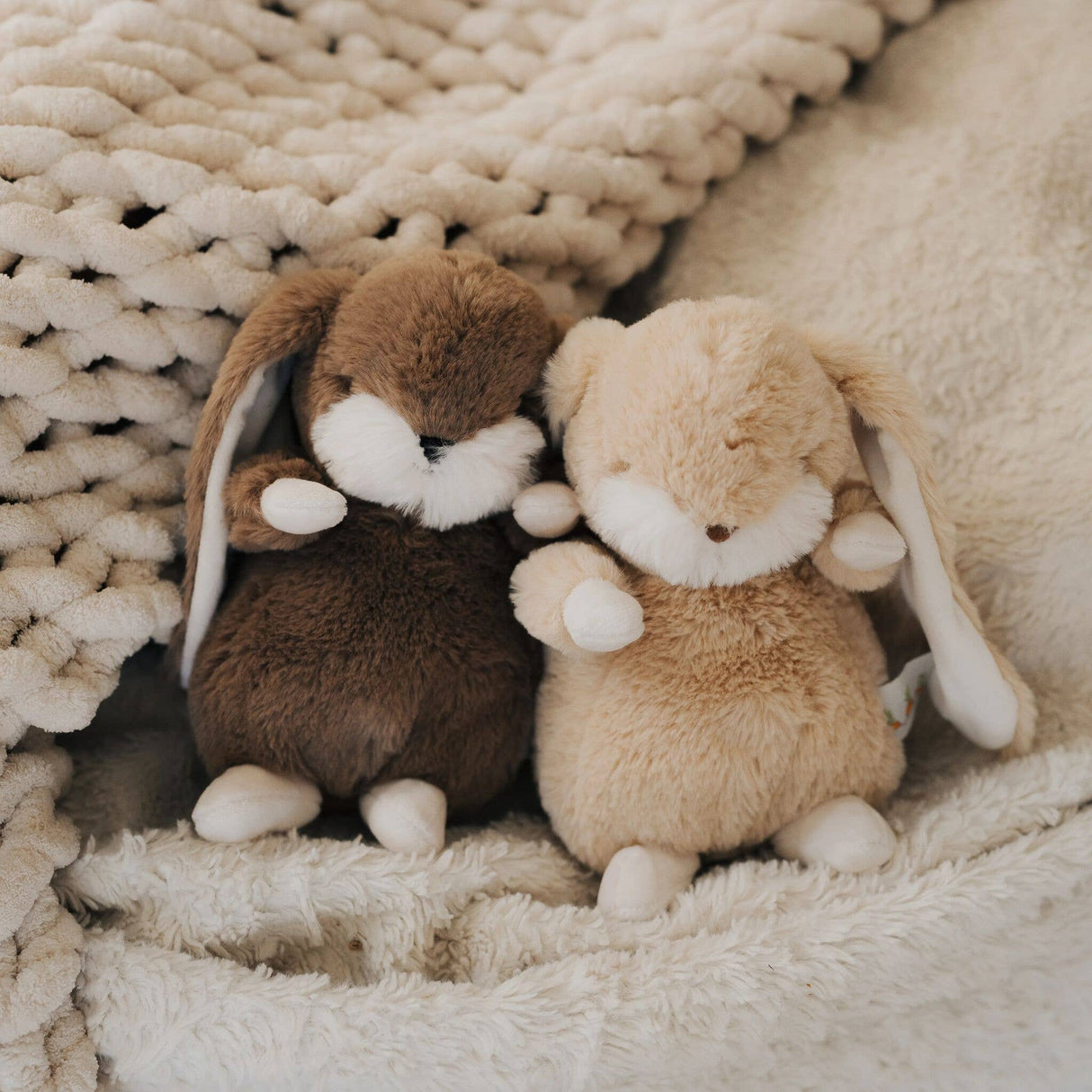 Tiny Nibble 8" Bunny - Almond Joy