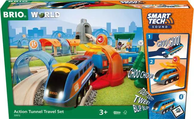 Brio Smart Tech Sound Action Tunnel Travel Set