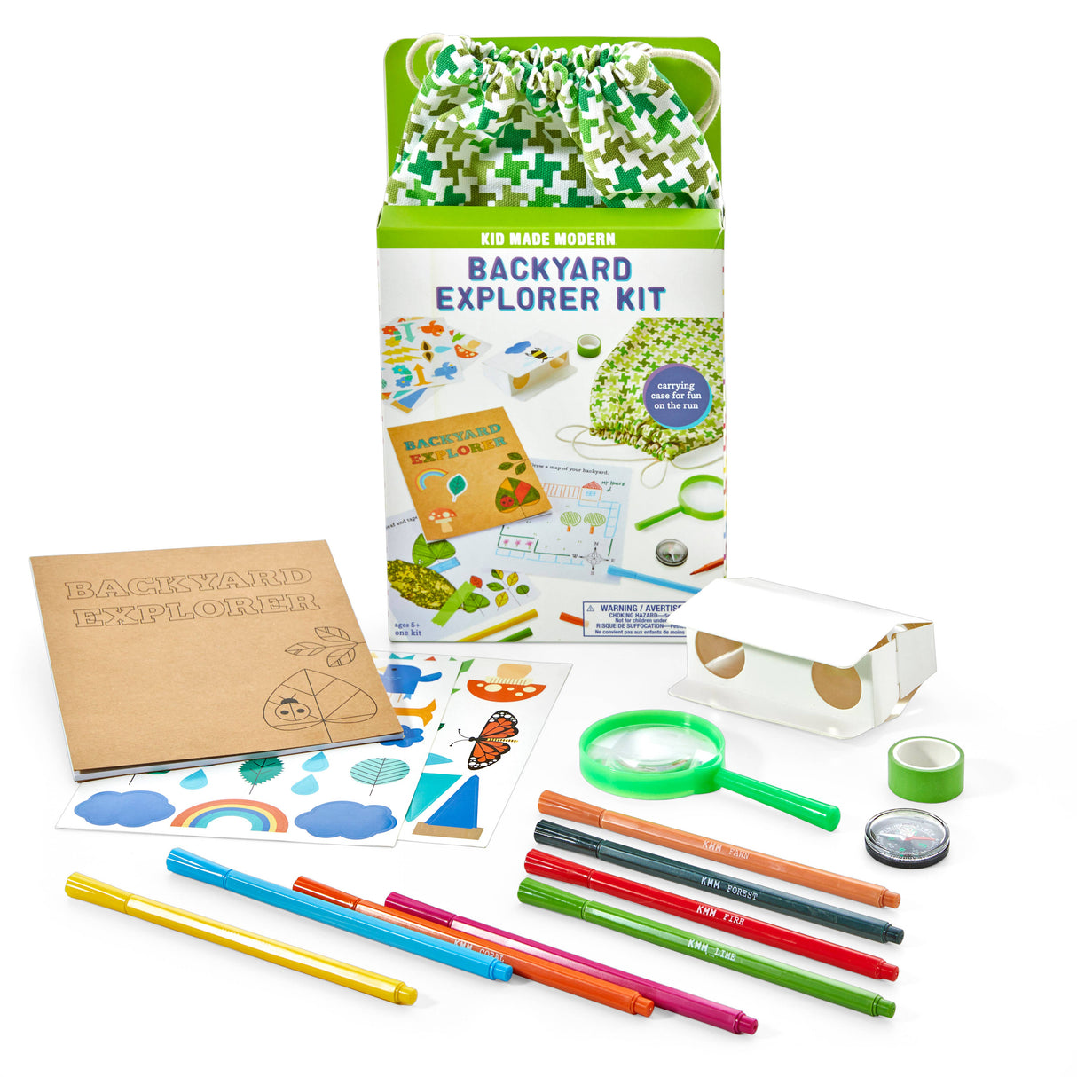 Kids’ backyard explorer kit with tools for outdoor discovery and adventure