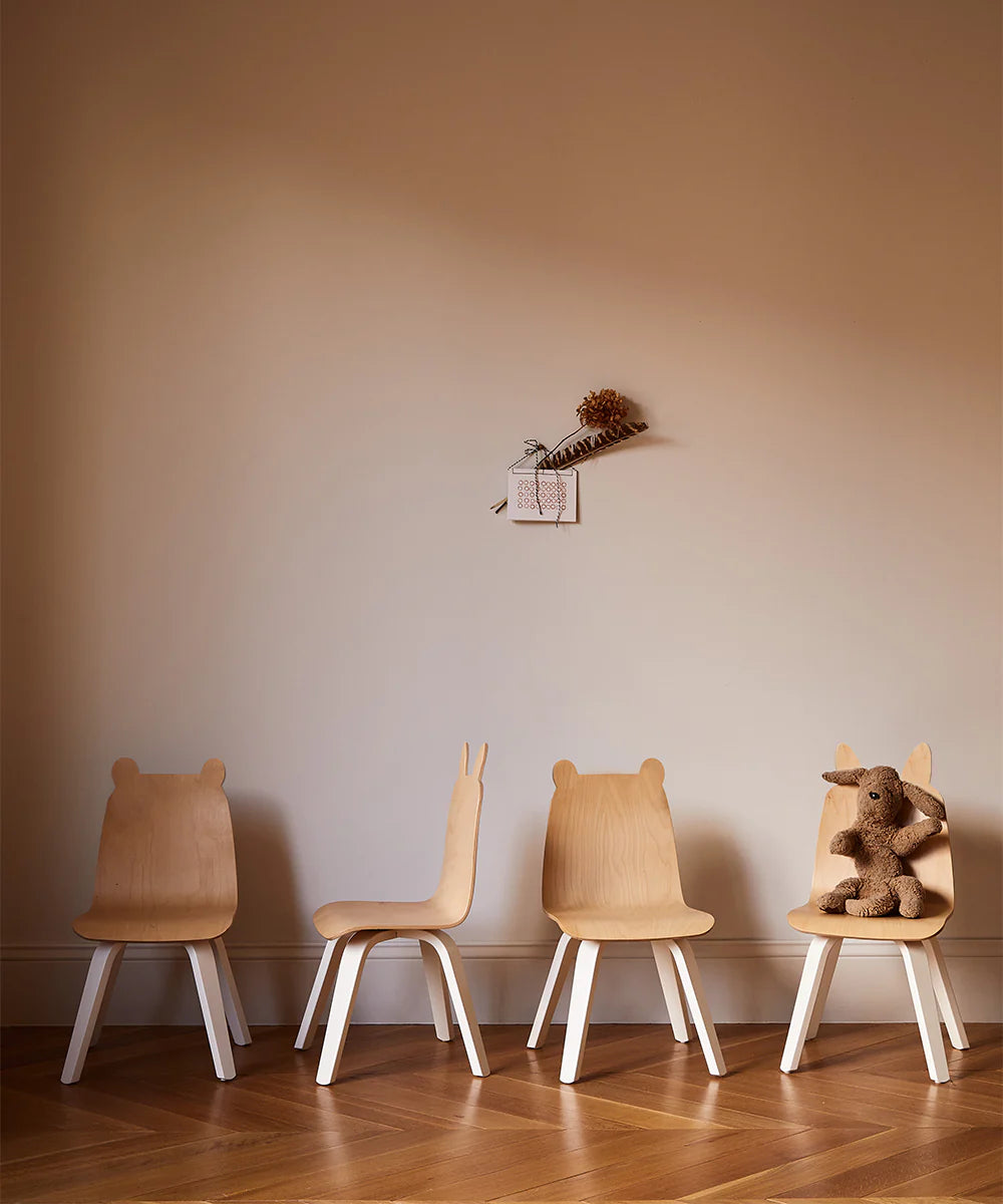 Play Chairs - Bear - Birch (set of 2)
