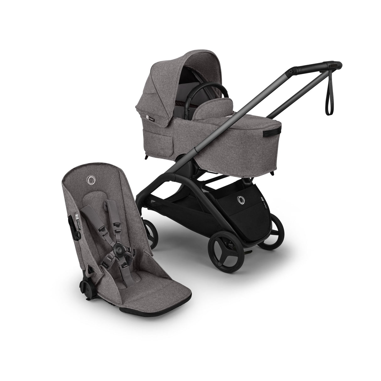 Bugaboo Dragonfly Plus 2-in-1 stroller - Graphite/Grey Melange (100515005)
