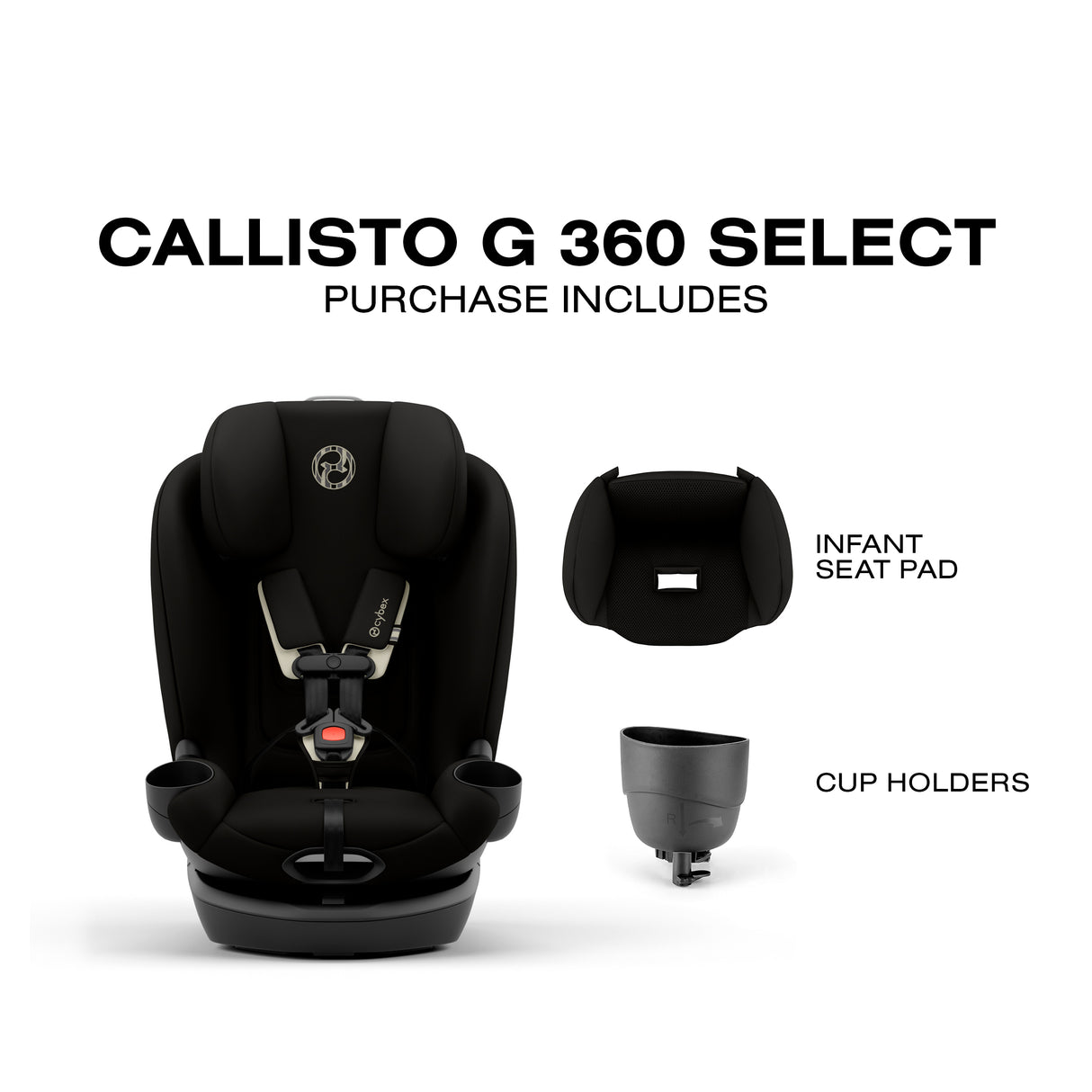 New! Callisto G 360 Select All-in-One Rotating Car Seat