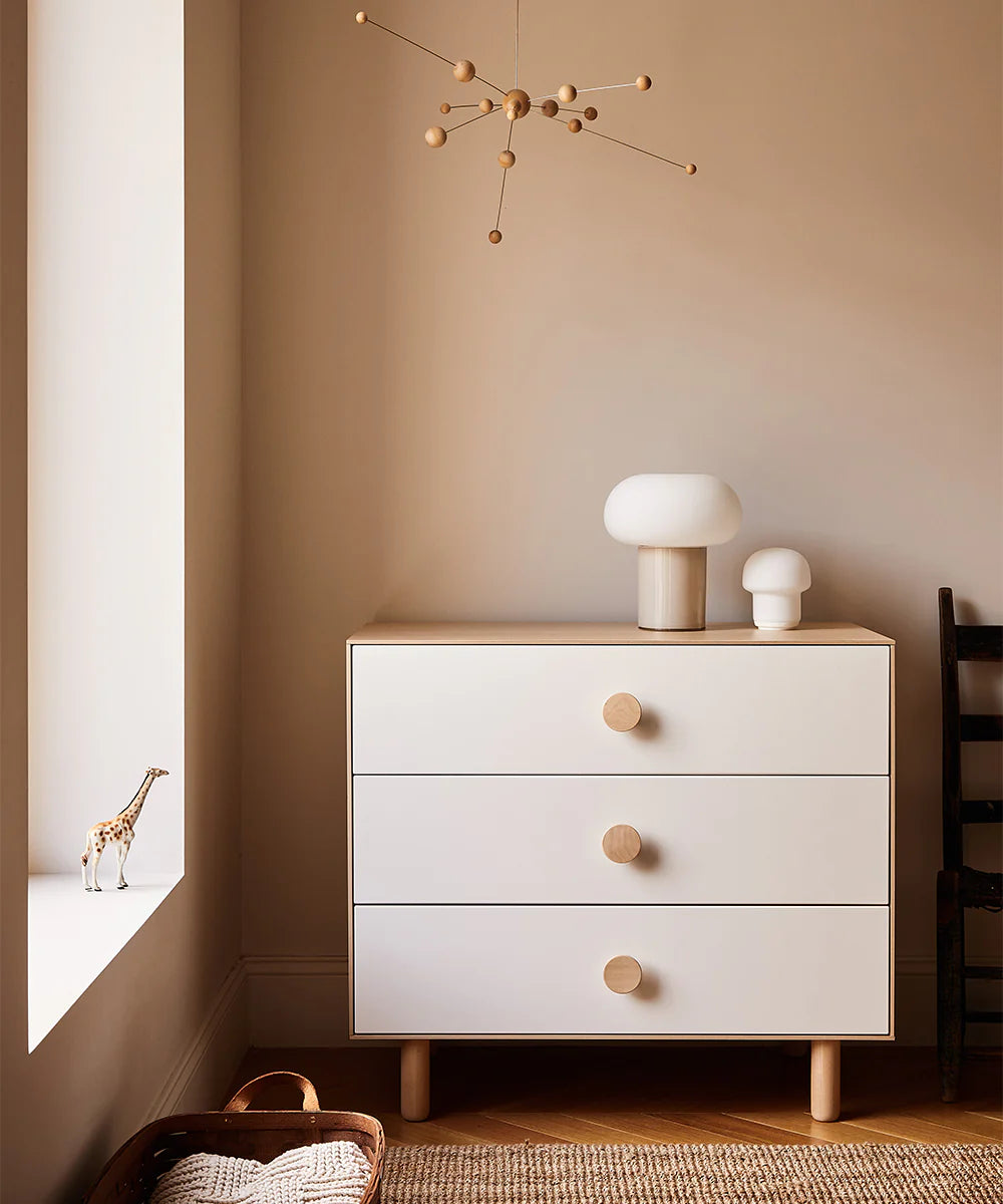 3 Drawer Dresser - Dot - Birch