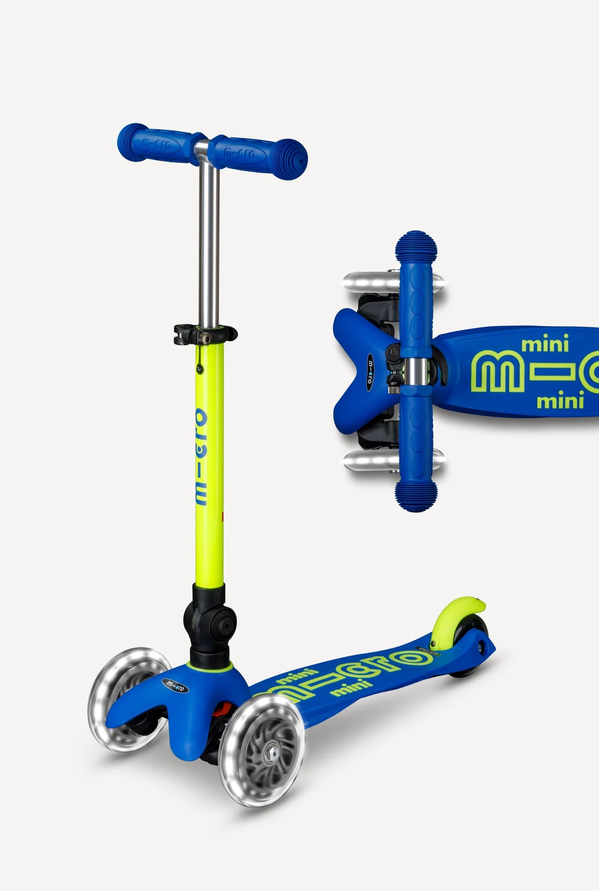 Micro Kickboard Mini Delux LED Foldable Scooter