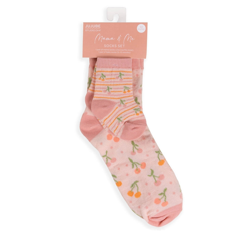 Mama and baby matching socks set, soft and comfortable for everyday wear