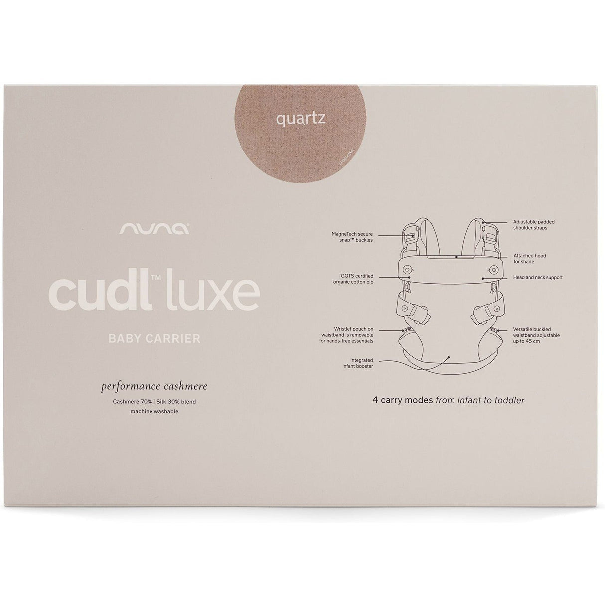 New! Nuna CUDL LUXE Baby Carrier