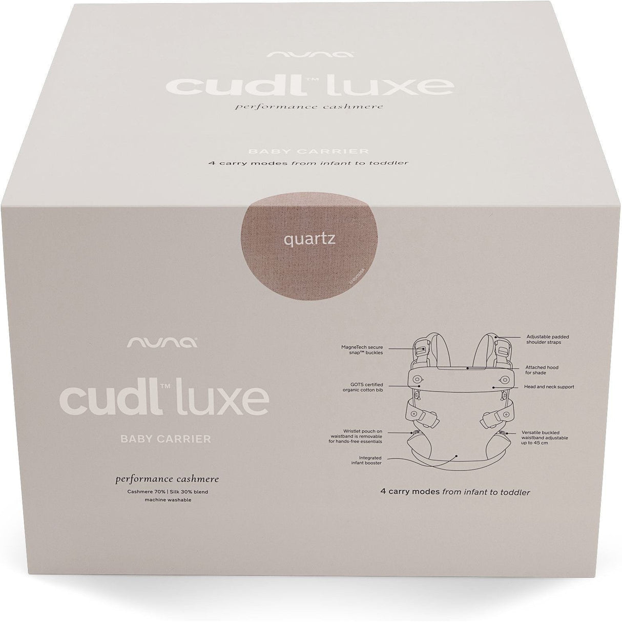 New! Nuna CUDL LUXE Baby Carrier