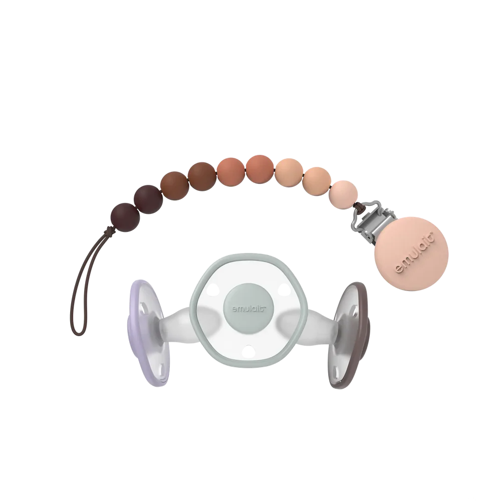 Pacifier 3-Pack and Clip Gift Set