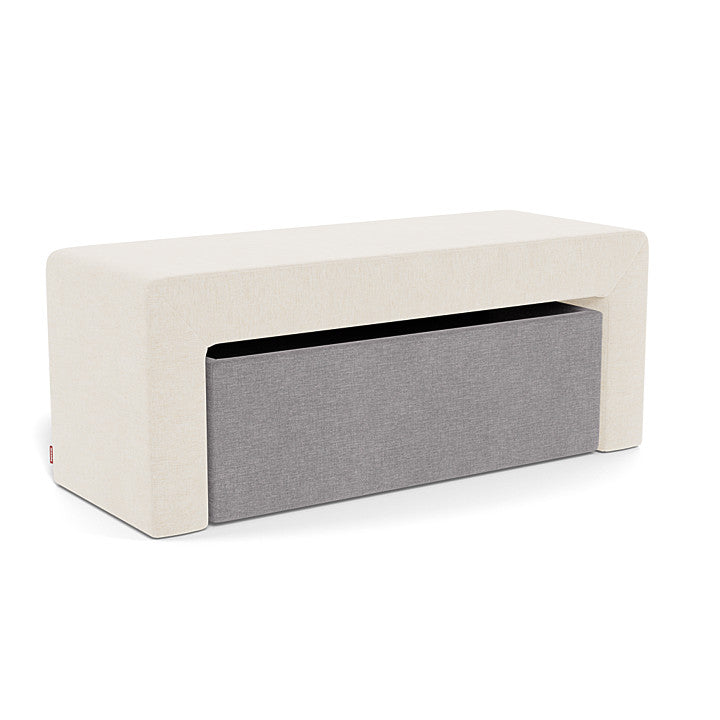 Pebble Grey Storage Fabric (Performance Heathered)