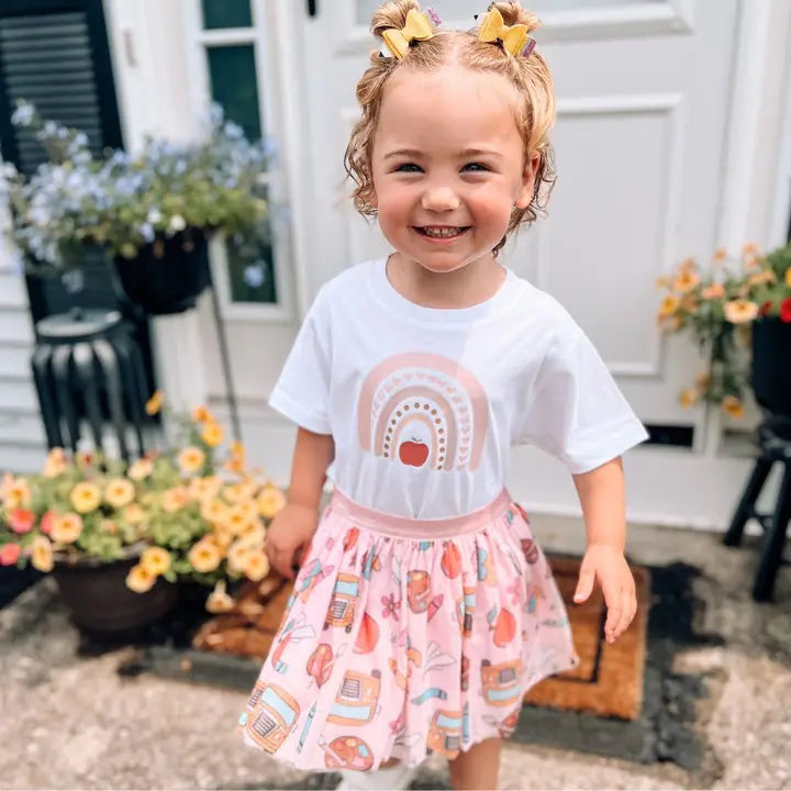 Kids’ hair bow clip set featuring pencil-shaped bows, perfect for back-to-school