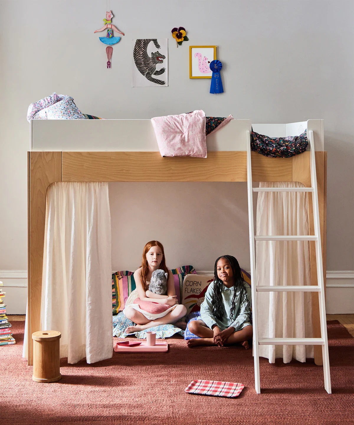 Perch full-size loft bed designed to maximize space and provide comfort