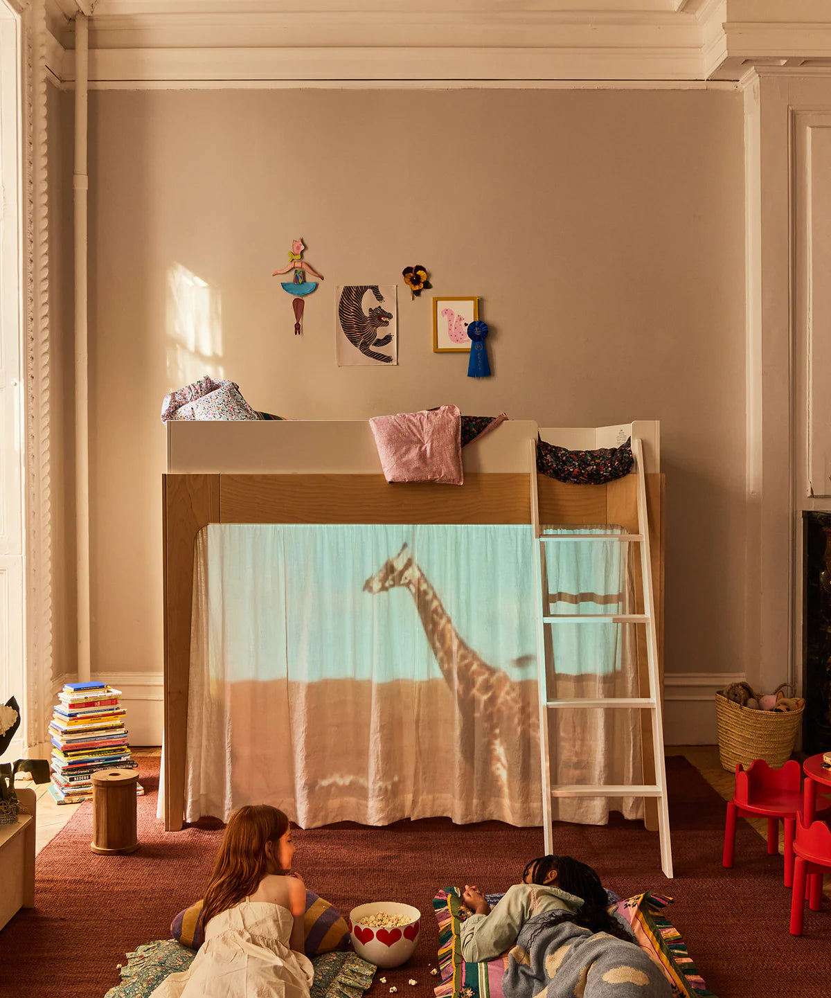 Perch Full Loft Bed - Birch