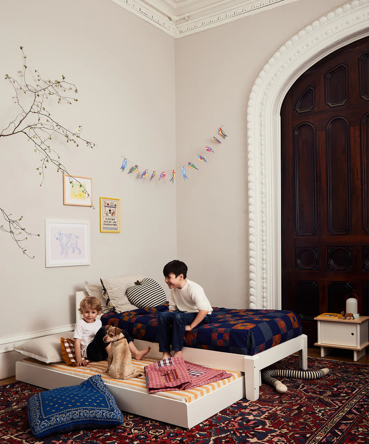 Perch Twin Bed - White