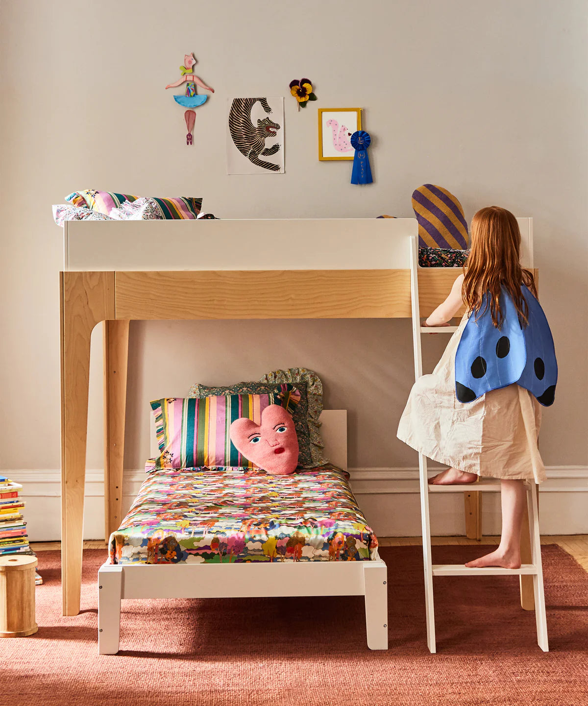 Perch Twin Bed - White
