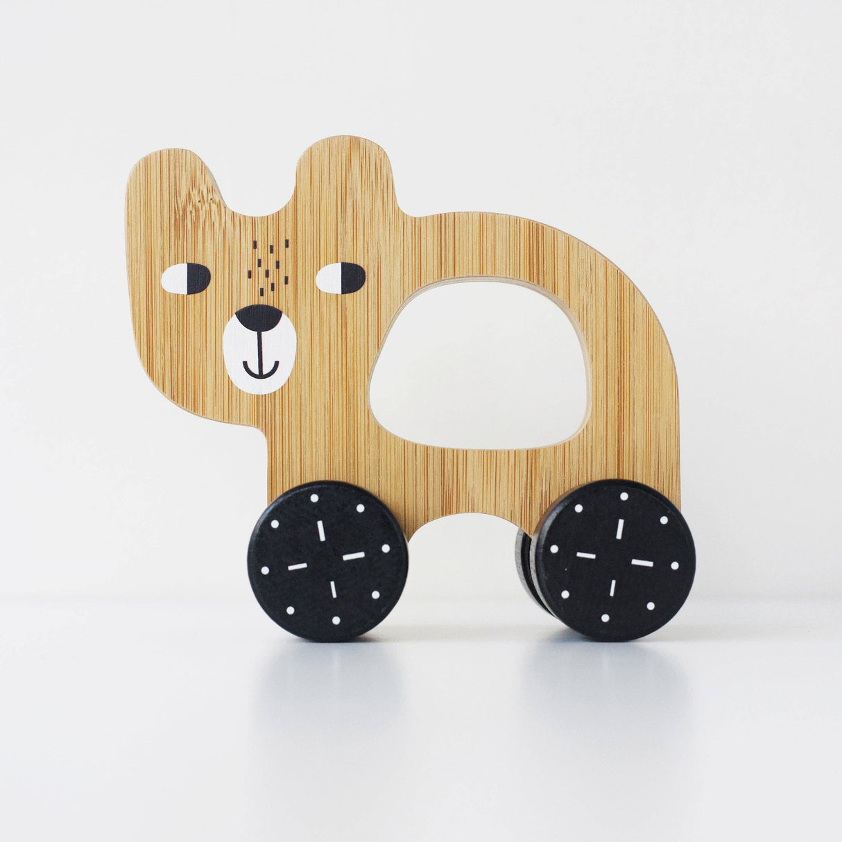Kids’ push toy featuring a cute bear design