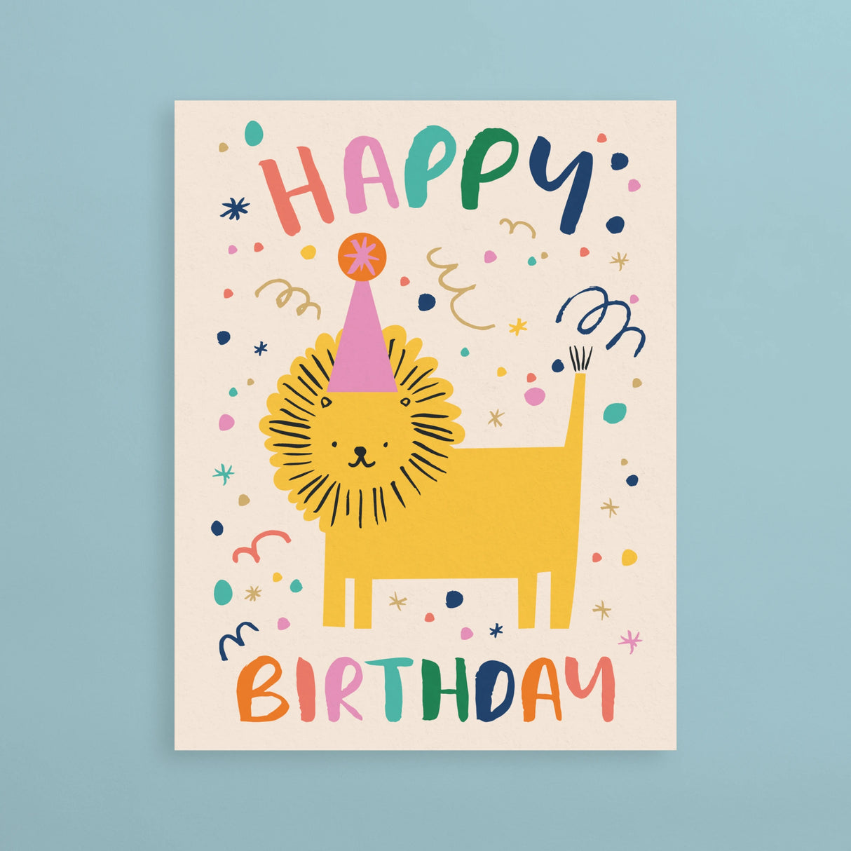 Tiger Happy Birthday Card