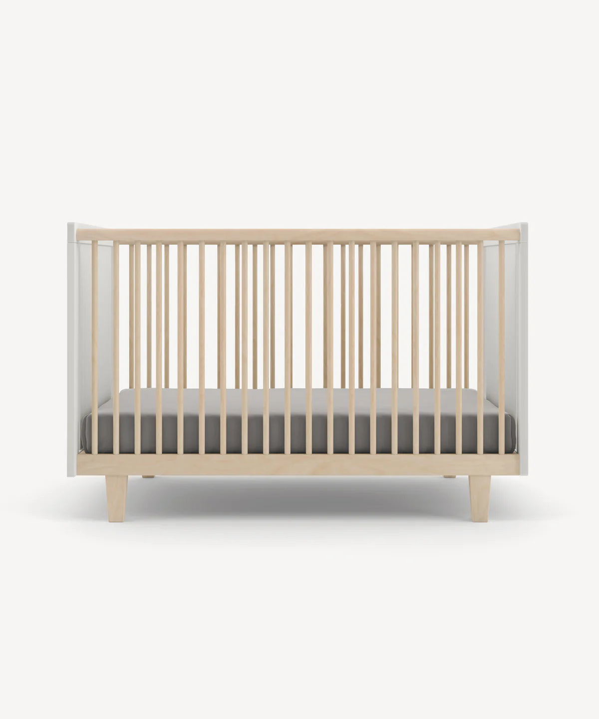 Rhea Crib - Birch - White