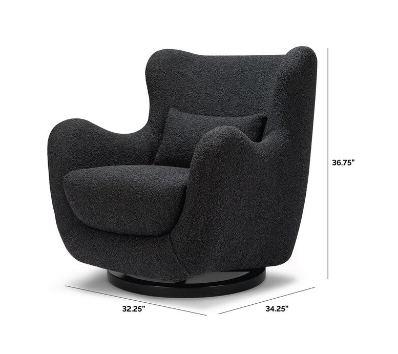 Nursery Works Solstice Swivel Glider In Boucle