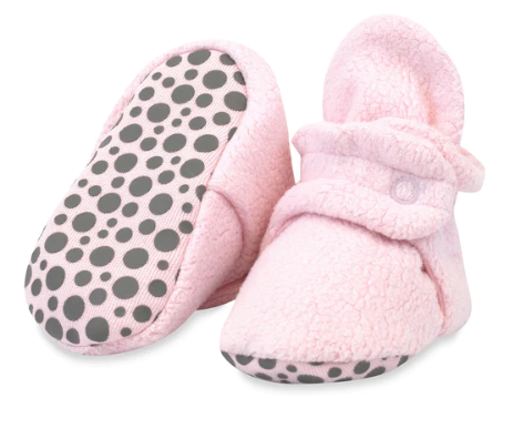 Zutano Cozie Fleece Gripper Booties