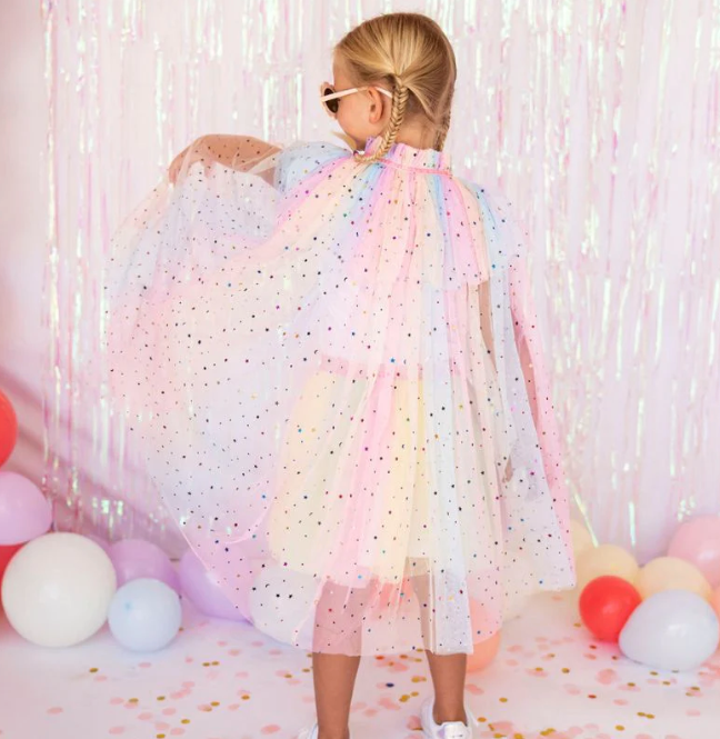 Pastel Rainbow Costume Cape