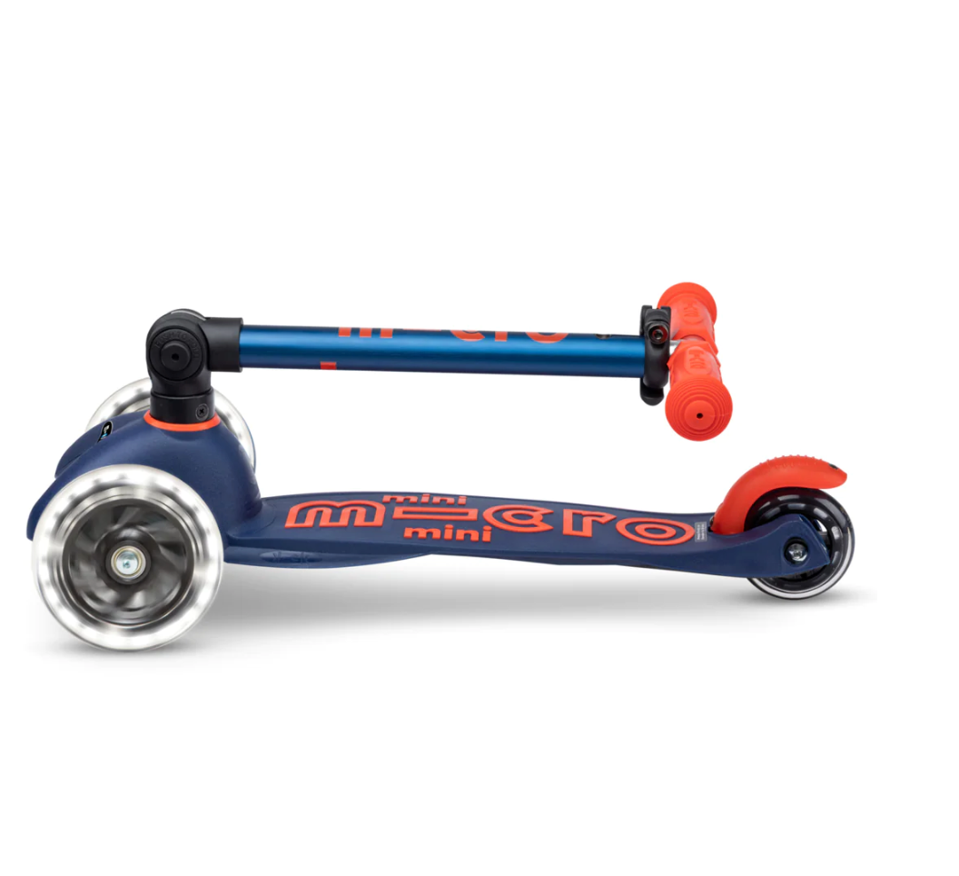 Micro Kickboard Mini Delux LED Foldable Scooter