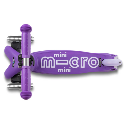 Micro Kickboard Mini Delux LED Foldable Scooter