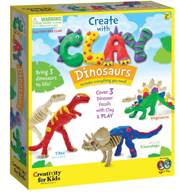 Create with Clay Dinosaurs
