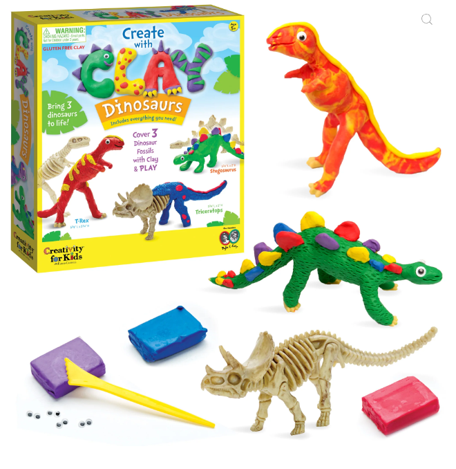 Create with Clay Dinosaurs
