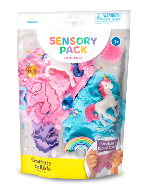 Sensory Pack Unicorn On the Go Play Set For Kids