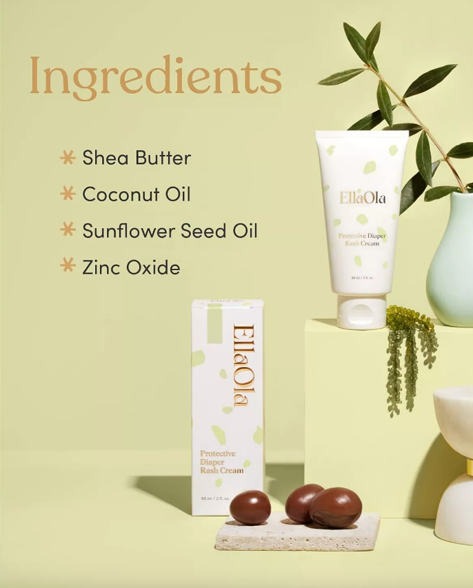 EllaOla Organic Diaper Rash Cream