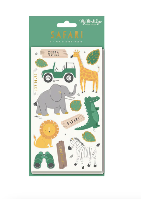 Safari Inspired Sticker Set