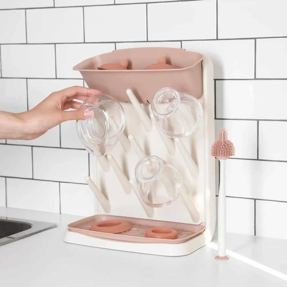 Ubbi Drying Rack and Brush