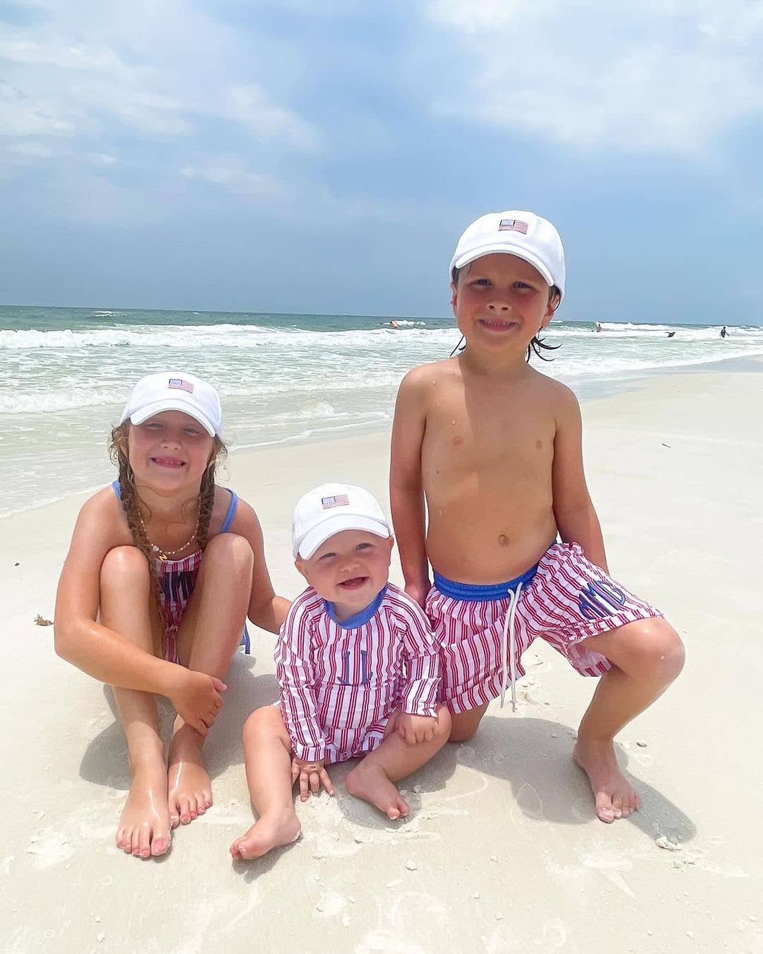 American Flag Baseball Hat (Baby, Youth, Junior)