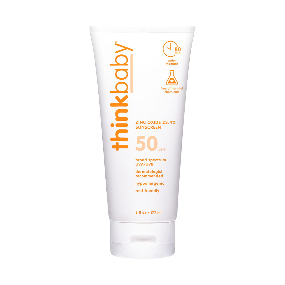 Think Baby SPF 50 Sunscreen 6 oz
