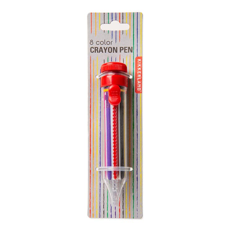 8 Color Crayon Pen