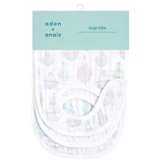 Aden + Anais Snap Bibs 3pk