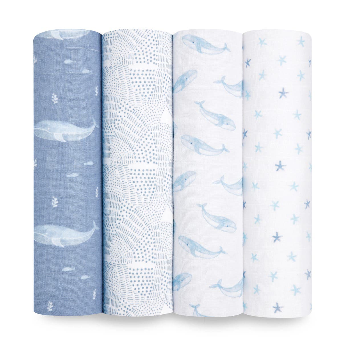 Aden & Anias organic cotton muslin swaddle blanket 4 pack