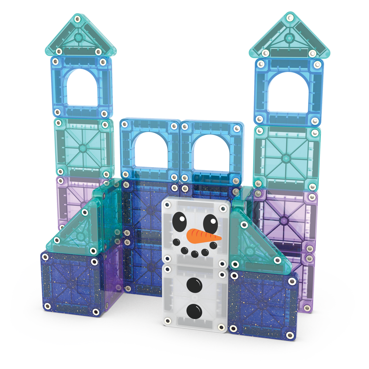 Magna-Tiles Winter Wonder 26-Piece Travel Set