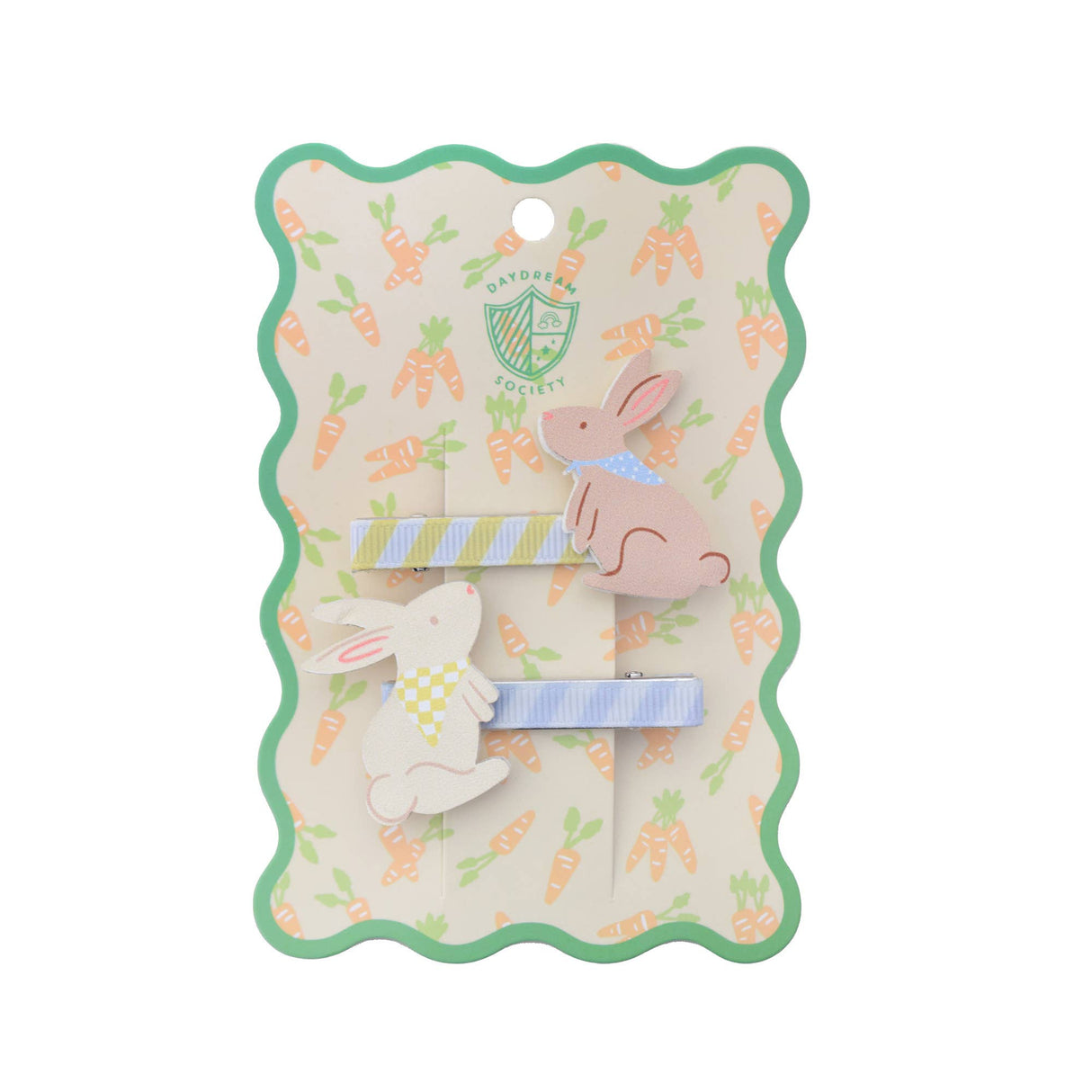 Bunnies In The Garden Bunny Hair Clip Set