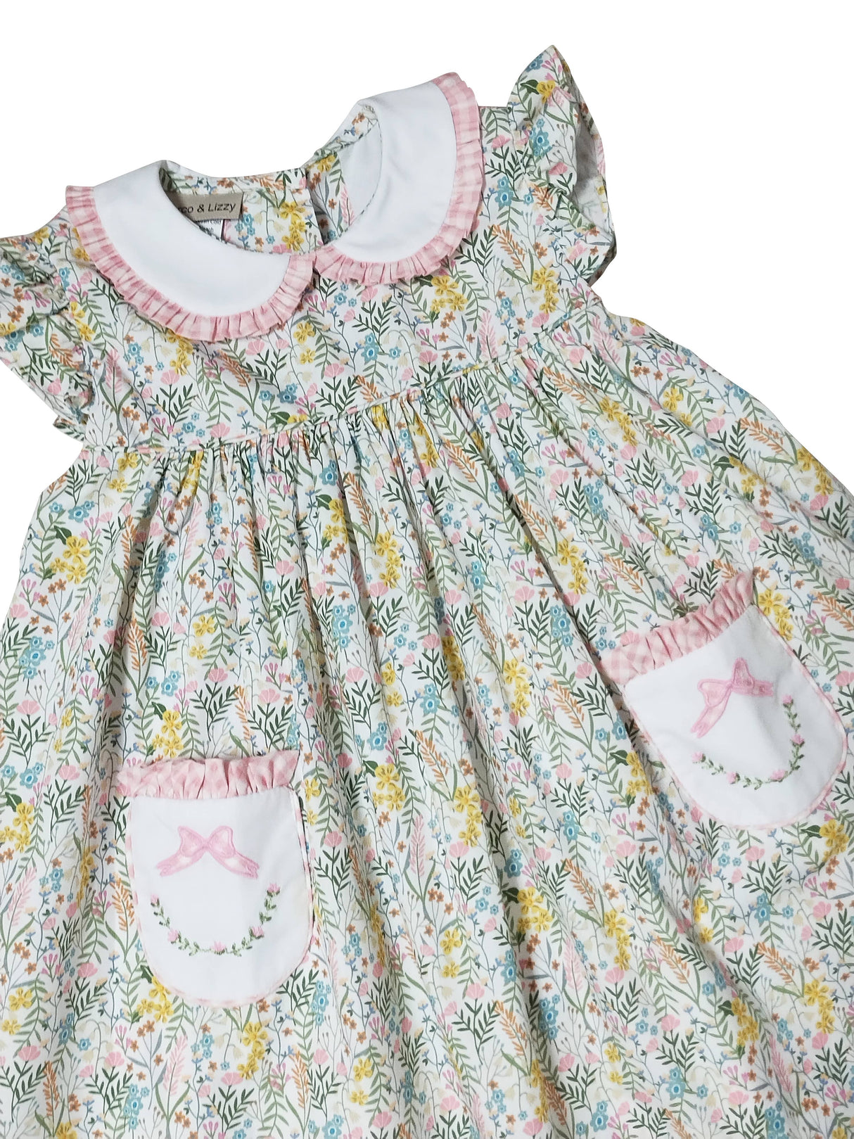 Easter Floral float dress with pockets
