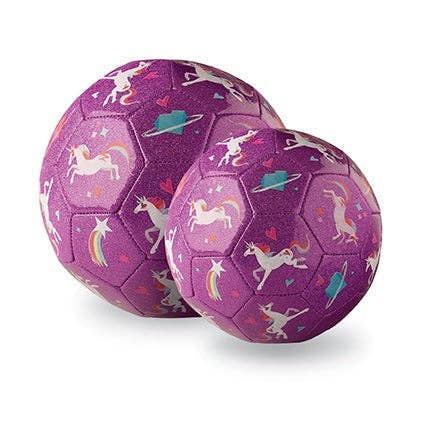 Size 2 Glitter Soccer Ball - Unicorn Galaxy