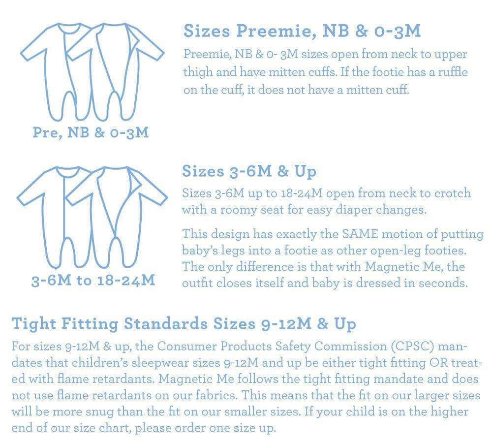 Magnetic Me Jolie Giraffe Organic Cotton Footie