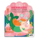 Coloring Book with Stickers: Mermaids