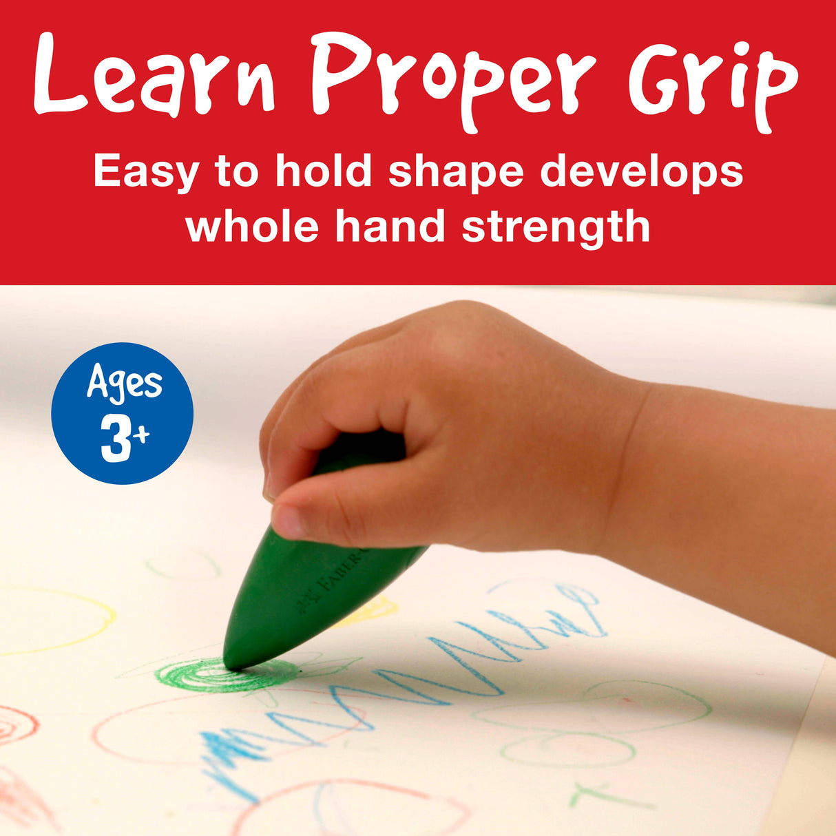 Little Creatives Easy Grasp Bulb Crayons Set of 4
