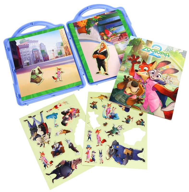 Zootopia 2: Book and Magnetic Play Set by Dienesa Le