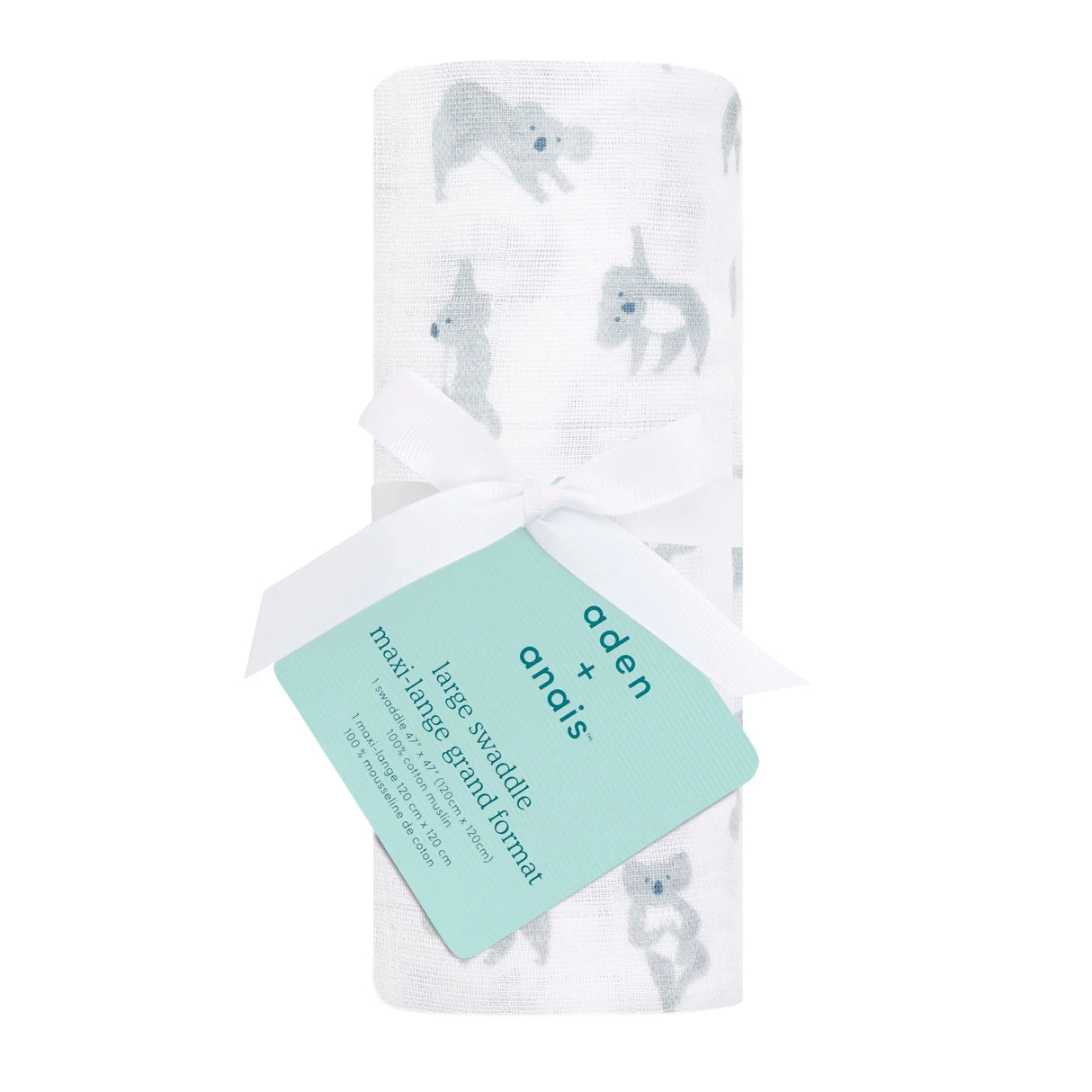 BOUTIQUE COTTON MUSLIN SWADDLE