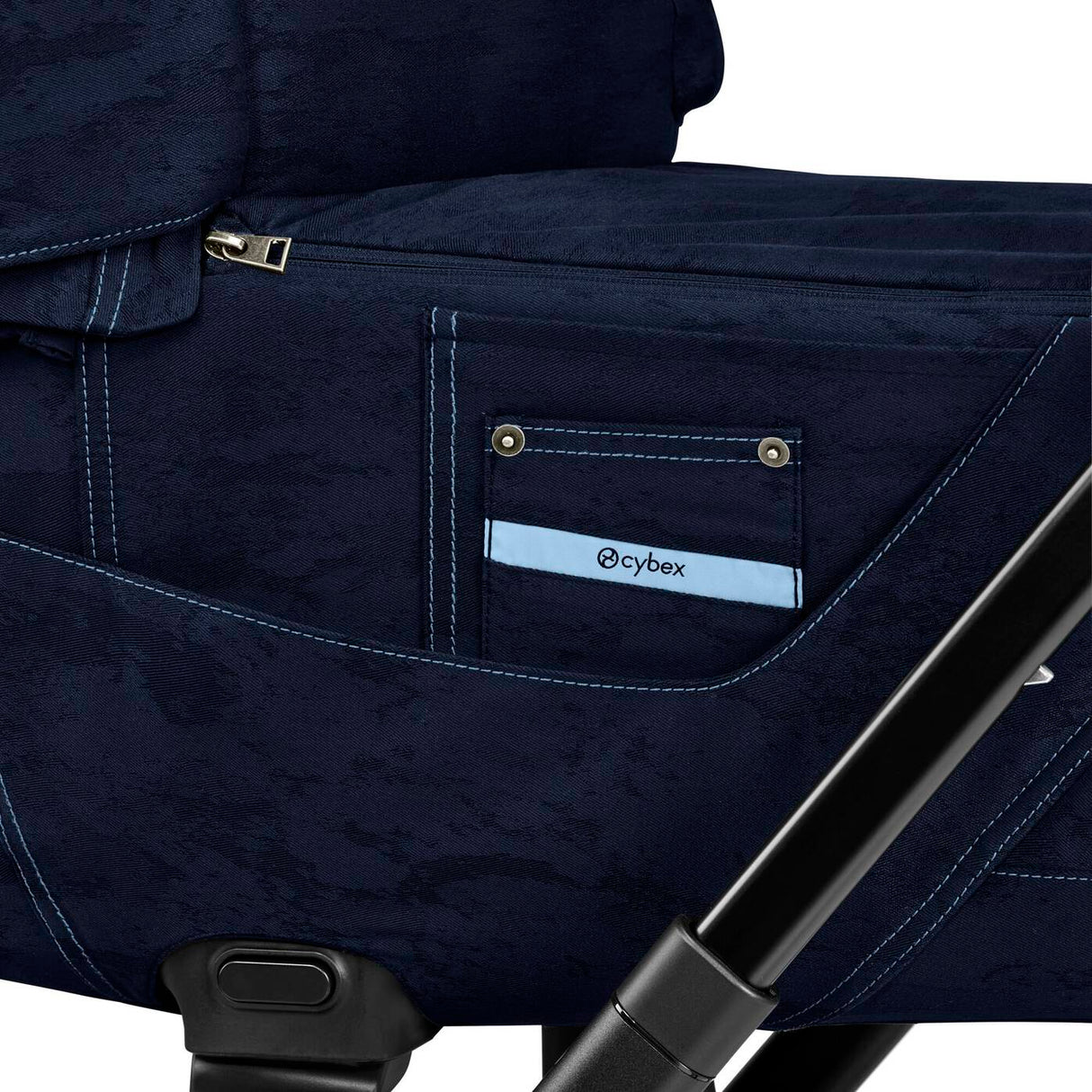Priam Lux Carry Cot Rebellious Luxury Denim Blue