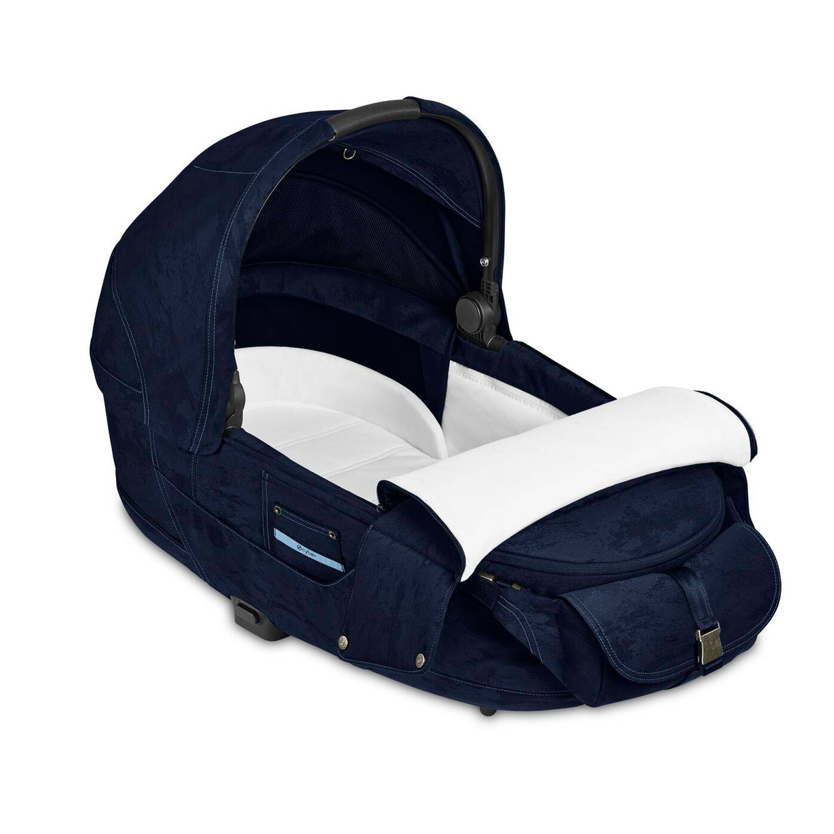 Priam Lux Carry Cot Rebellious Luxury Denim Blue